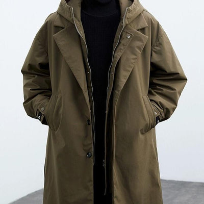 Duilio | Manteau long élégant pour hommes