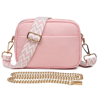 Sac à bandoulière en cuir raffiné Zara