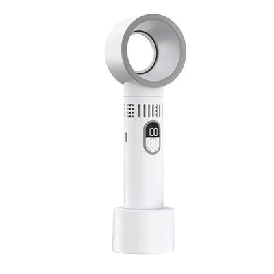Ventilateur manuel sans fil - Bladeless Ventilateur USB, Portable & Super Silencieux