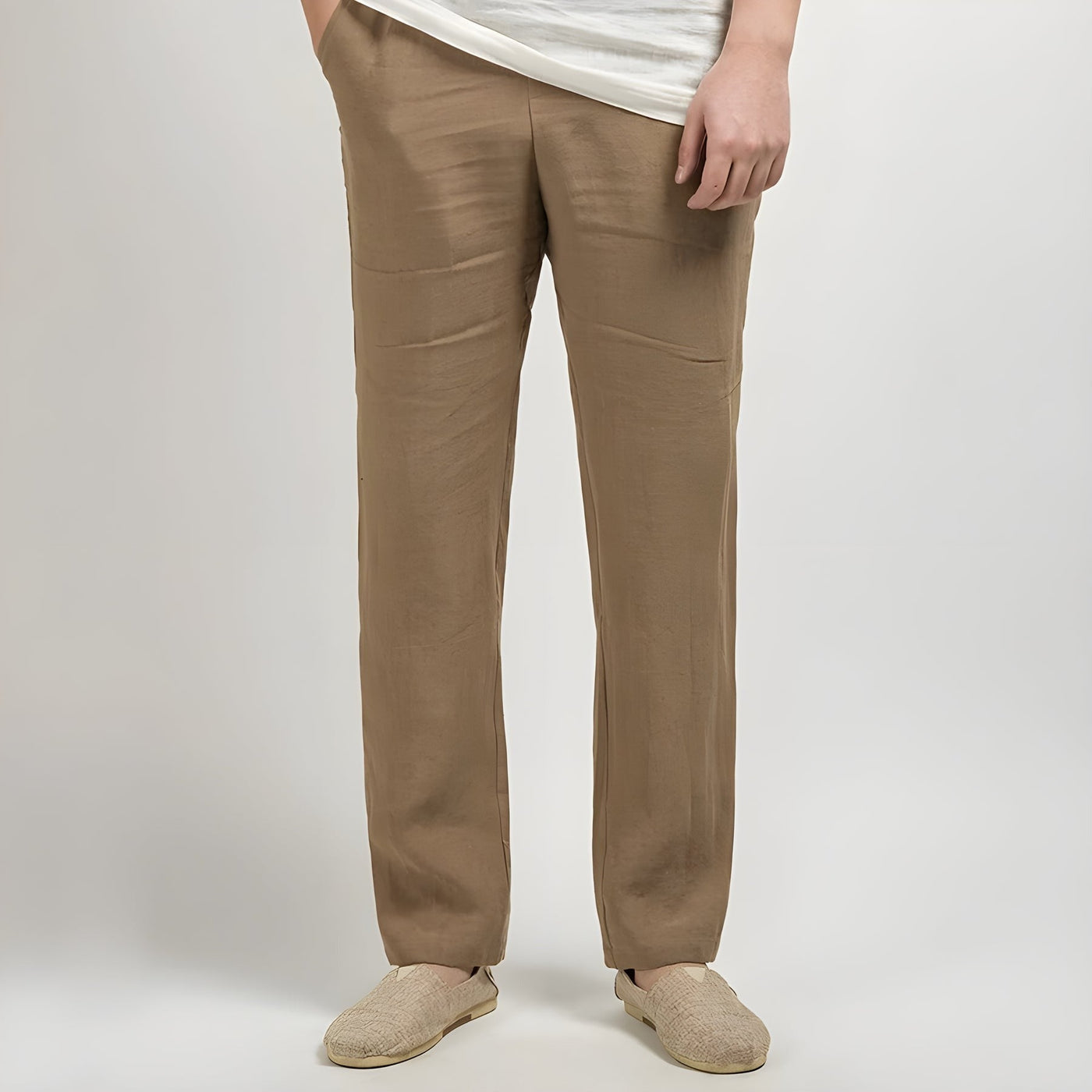 Pantalon en lin Hampton