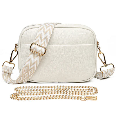 Sac à bandoulière en cuir raffiné Zara