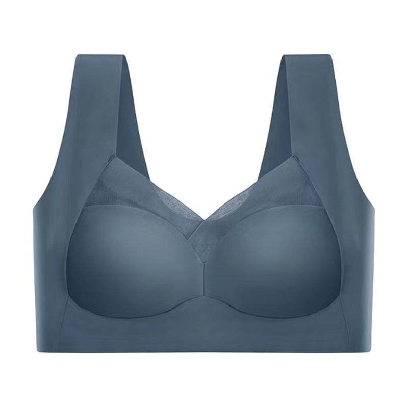 Soutien-gorge push-up femme – Sans couture – Maintien total – Bretelles larges respirantes
