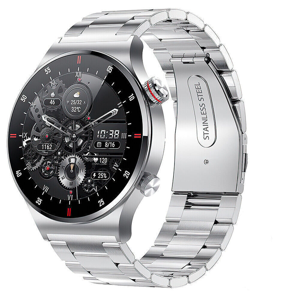 Smartwatch Santé Moniteur de fréquence cardiaque ECG Traceur de tension artérielle Fitness