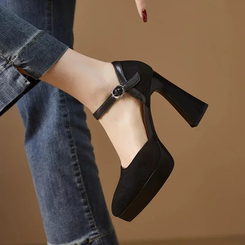 Charlotte - Chaussures à talons élégantes rétro pour femmes