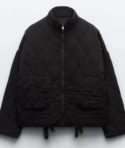 Zara™ | Veste en Coton Matelassée Vintage