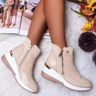 Amélie | Bottes Fermeture À Glissière Pour Femme | Confort