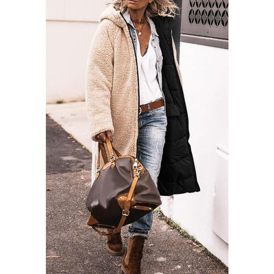 Angelika™ - Manteau réversible élégant pour femmes