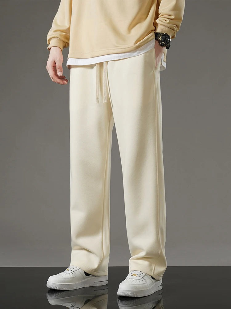 Pantalon de survêtement essentiel en coton mélangé
