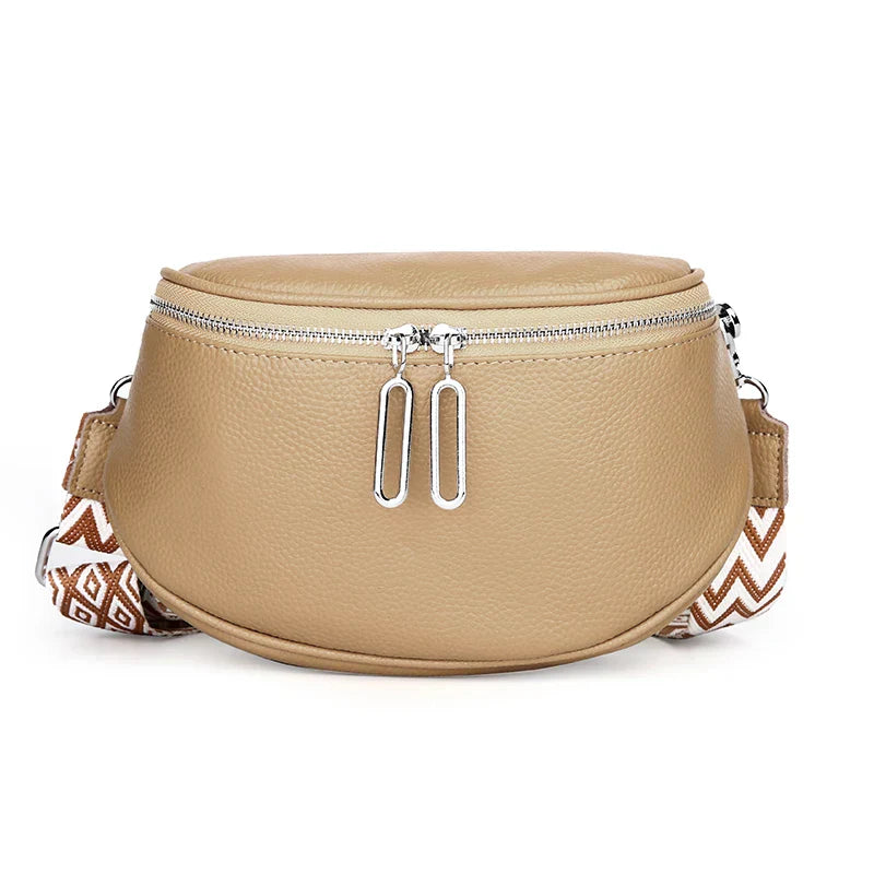 Sac à bandoulière en cuir raffiné Indie