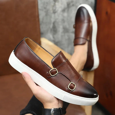 Mocassins en cuir Giovanni Bellini