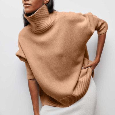 Tecla | Pull col roulé élégant pour femmes