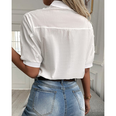 Celine | Chemisier Blanc Pour Femme