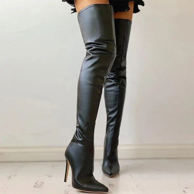Lorraine | Botte Haute À Talon Pour Femmes