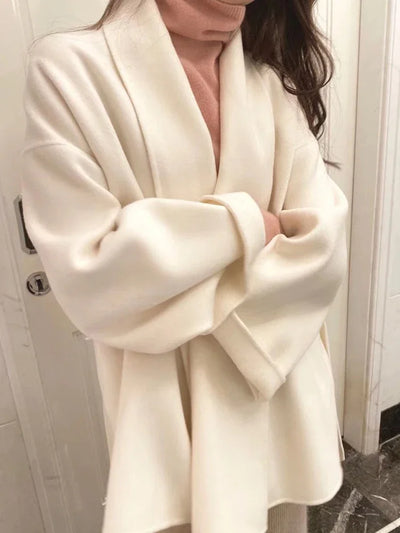 Serenya™ | Manteau en laine et cachemire fabriqué à la main