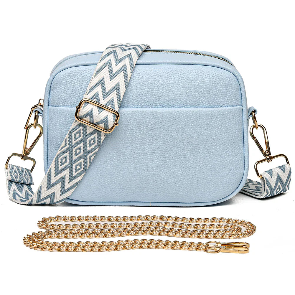 Sac à bandoulière en cuir raffiné Zara