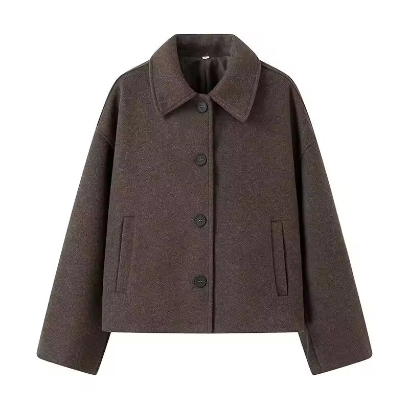 Veste en laine élégante ample