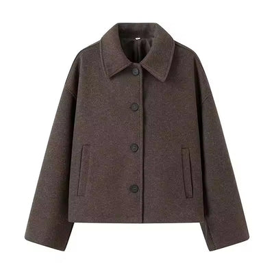 Veste en laine élégante ample