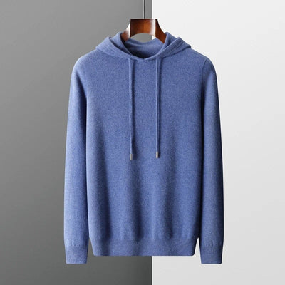 Pull à capuche en laine mérinos Castillo