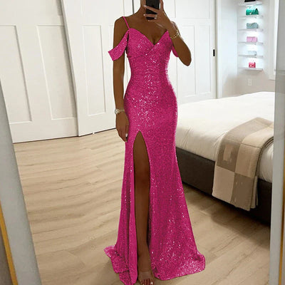 Julia | Robe De Soirée Sequin Pour Femme | Maxi