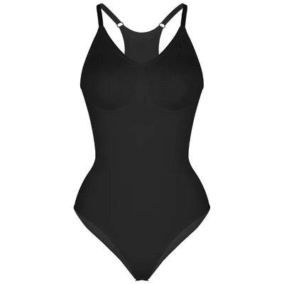 Body femme – Coupe galbante – Sans couture – Maintien ventre – Dos nageur sculptant