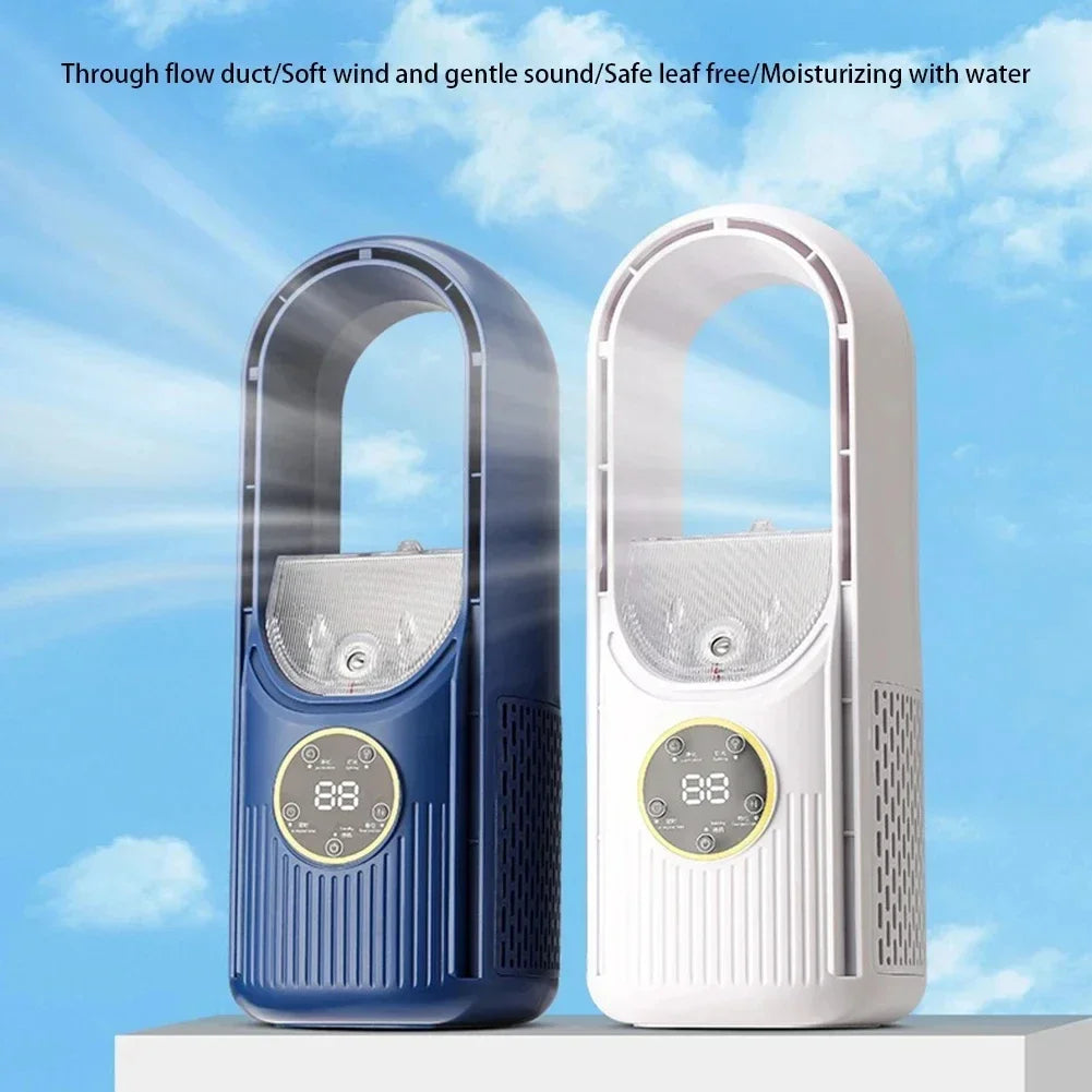 BreezePod Refroidisseur d'air portable à 6 niveaux - Brume ultrasonique, minuterie & veilleuse