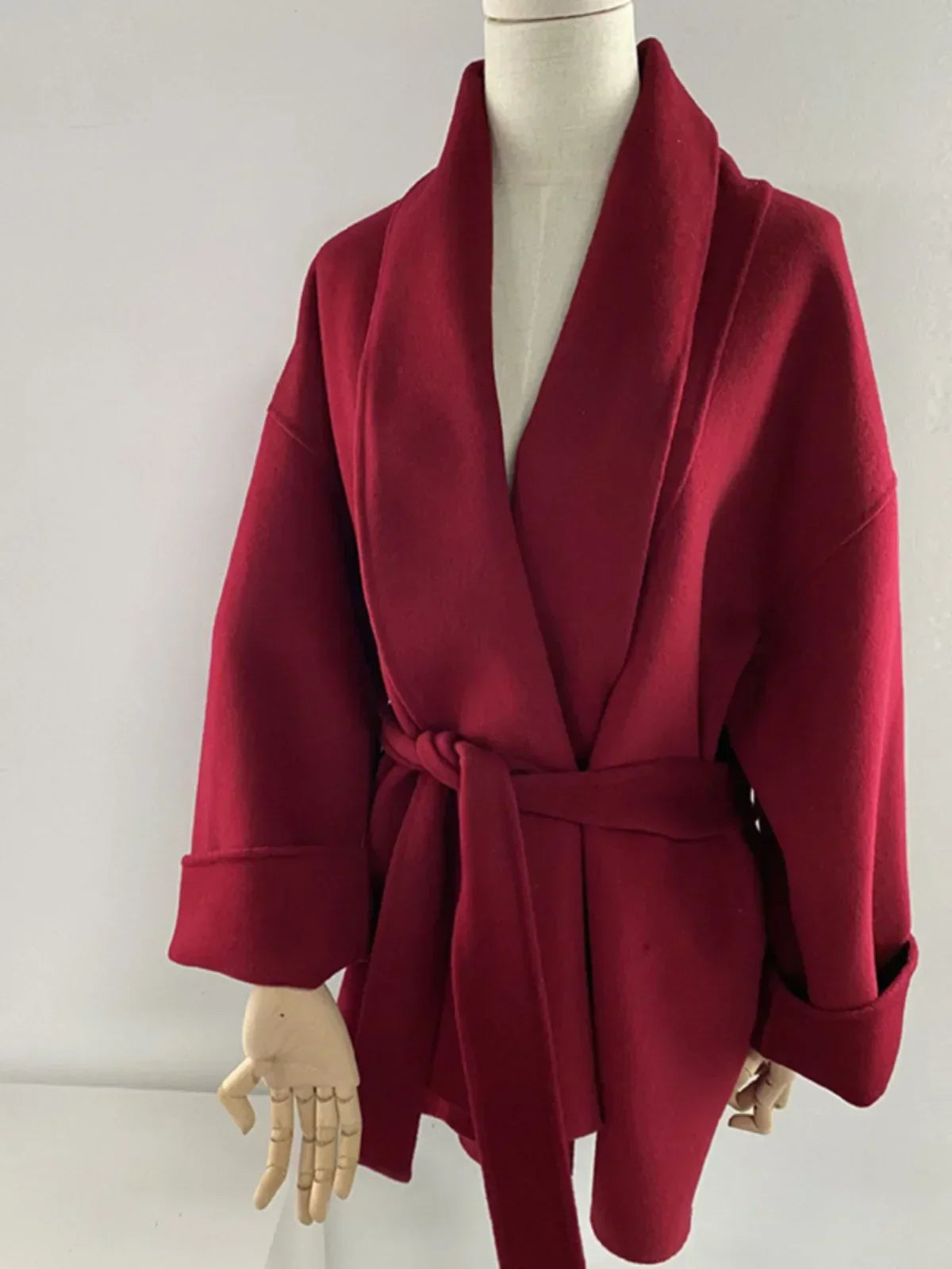 Serenya™ | Manteau en laine et cachemire fabriqué à la main
