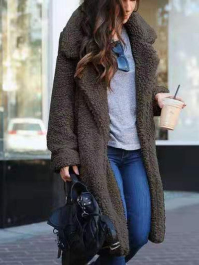 Manteau Douillet | Effet Mouton | Chaleur Stylée
