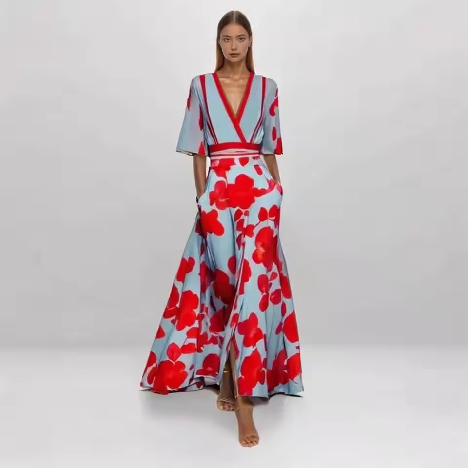 Emily | Robe de fleur de luxe