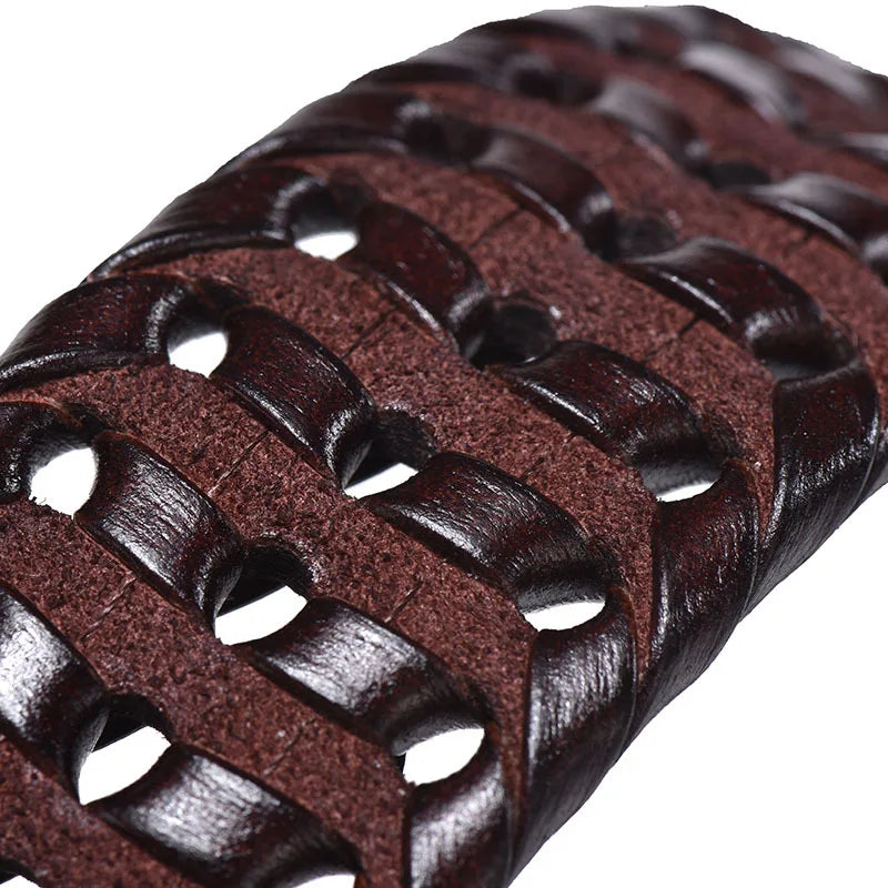 ALESSIO™ | CEINTURE EN CUIR TRESSÉE POUR HOMMES (VINTAGE)