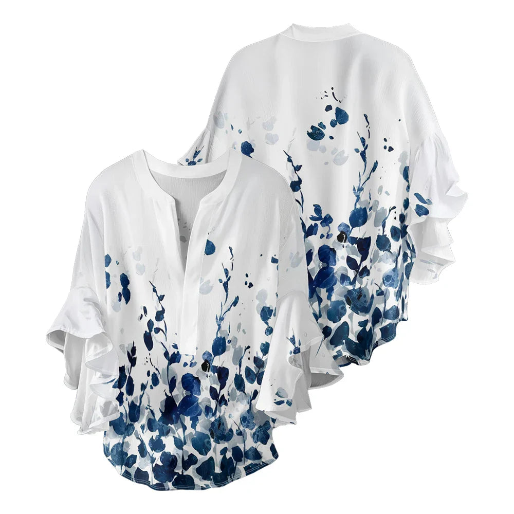 Blouse d'été "Fête au jardin" – Intemporelle & chic