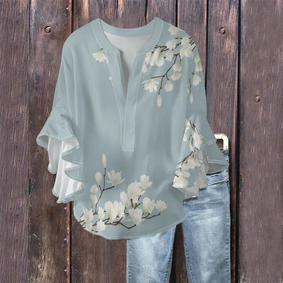 Blouse d'été "Fête au jardin" – Intemporelle & chic
