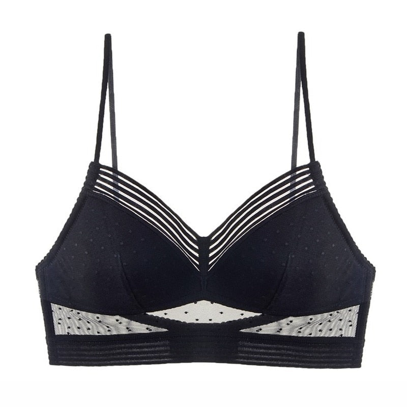 Soutien-gorge femme – Dos nu – Coupe fine sans coutures – Détails en mesh respirant