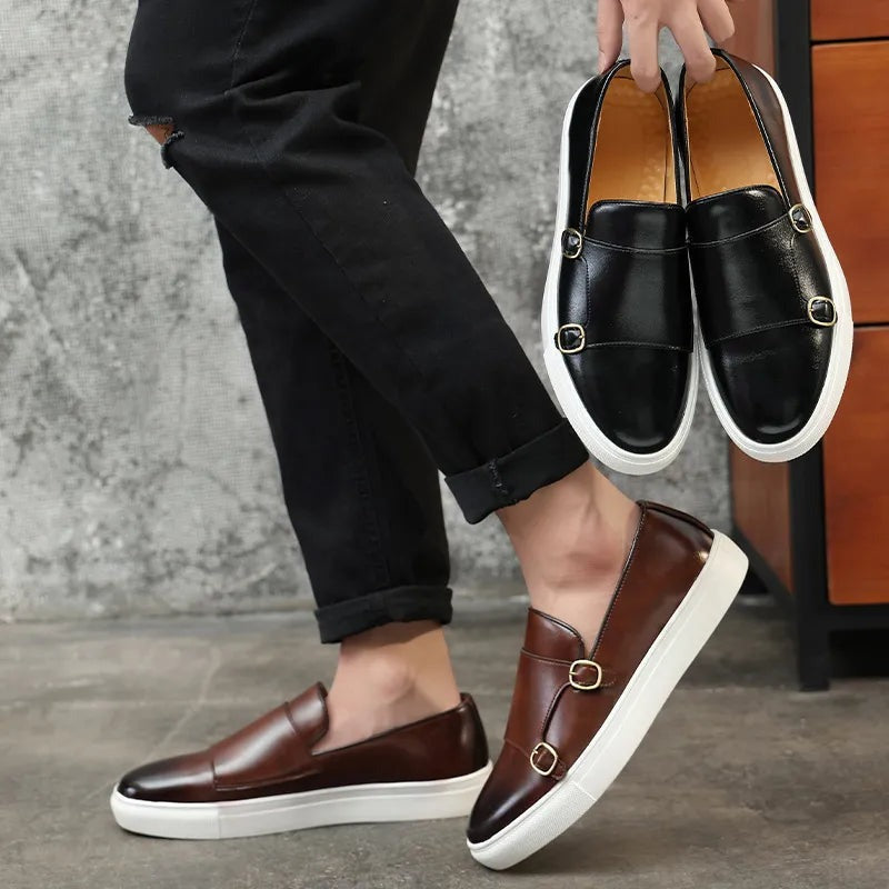 Mocassins en cuir Giovanni Bellini