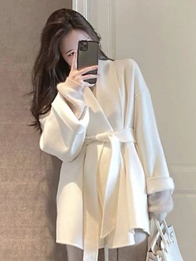 Serenya™ | Manteau en laine et cachemire fabriqué à la main