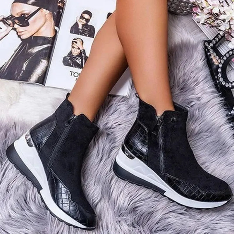 Amélie | Bottes Fermeture À Glissière Pour Femme | Confort