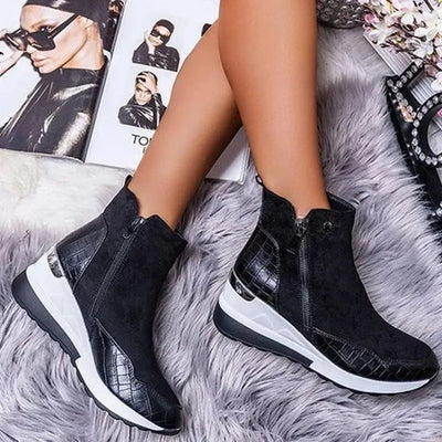 Amélie | Bottes Fermeture À Glissière Pour Femme | Confort
