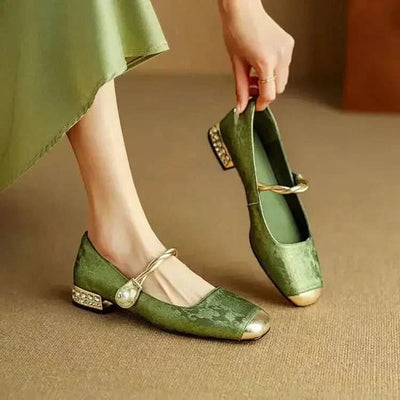 Morgane™ | Éclat botanique ballerine élégante