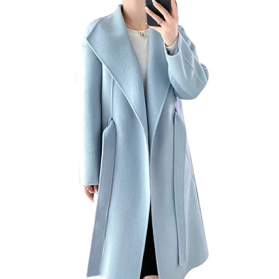 Manteau en cachemire avec ceinture Casmira™