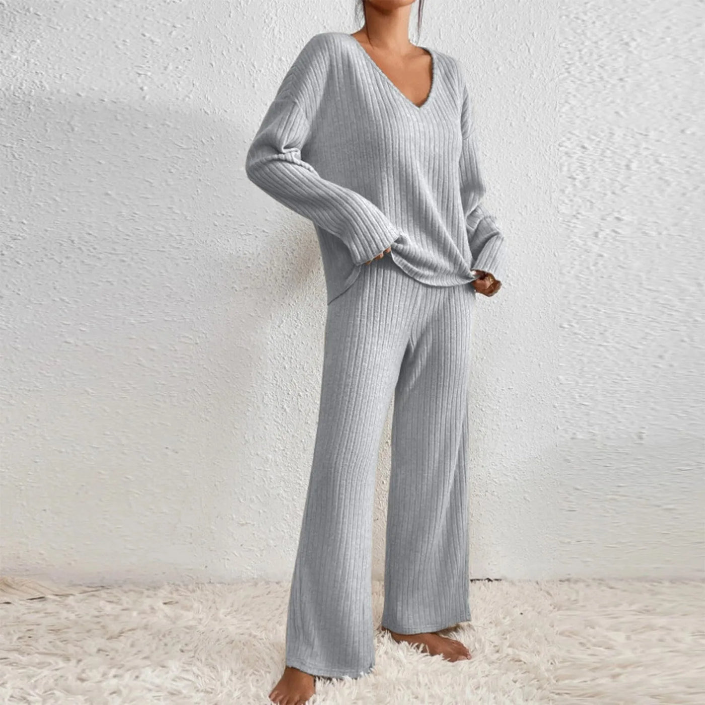 KATHY™ | Ensemble Tricoté Élégant 2 Pièces