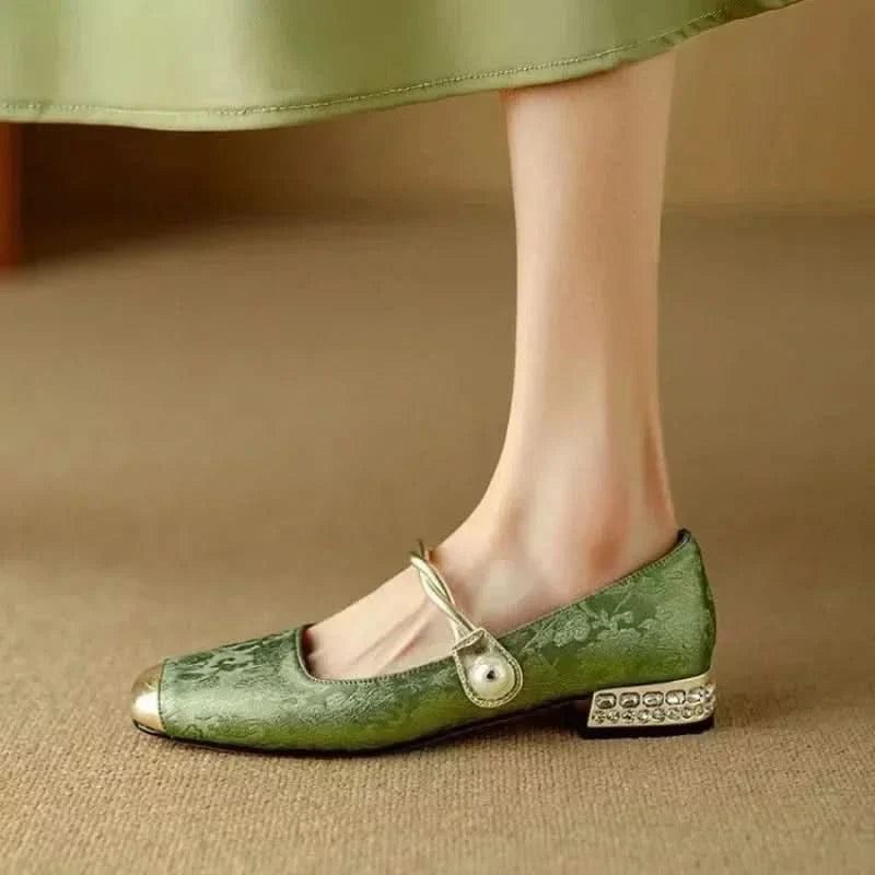 Morgane™ | Éclat botanique ballerine élégante