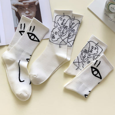 Chaussettes abstraites