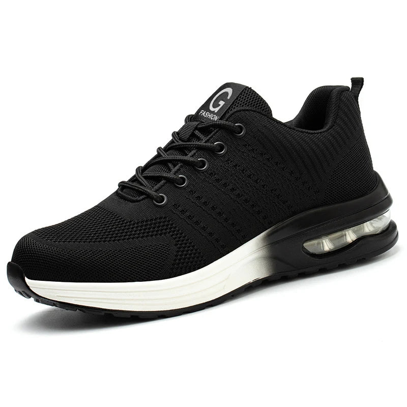 Chaussures de sécurité unisexes avec embout en acier - Chaussures de travail anti-perforation