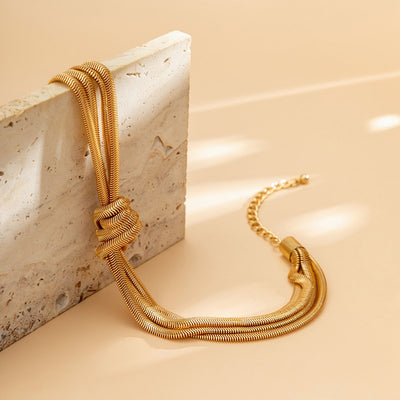 Eliana - Collier à nœuds élégant pour la femme moderne