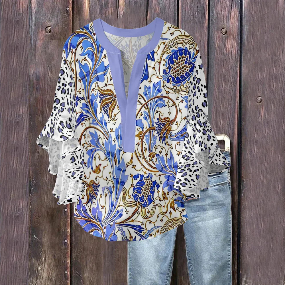Blouse d'été "Fête au jardin" – Intemporelle & chic