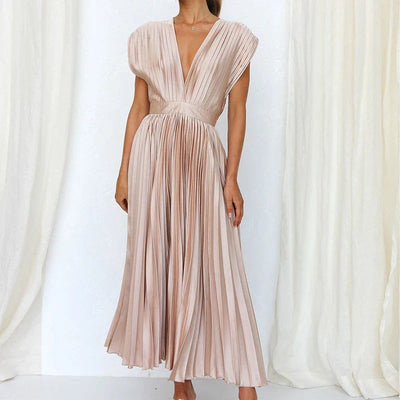 ROBE LONGUE PLISSÉE