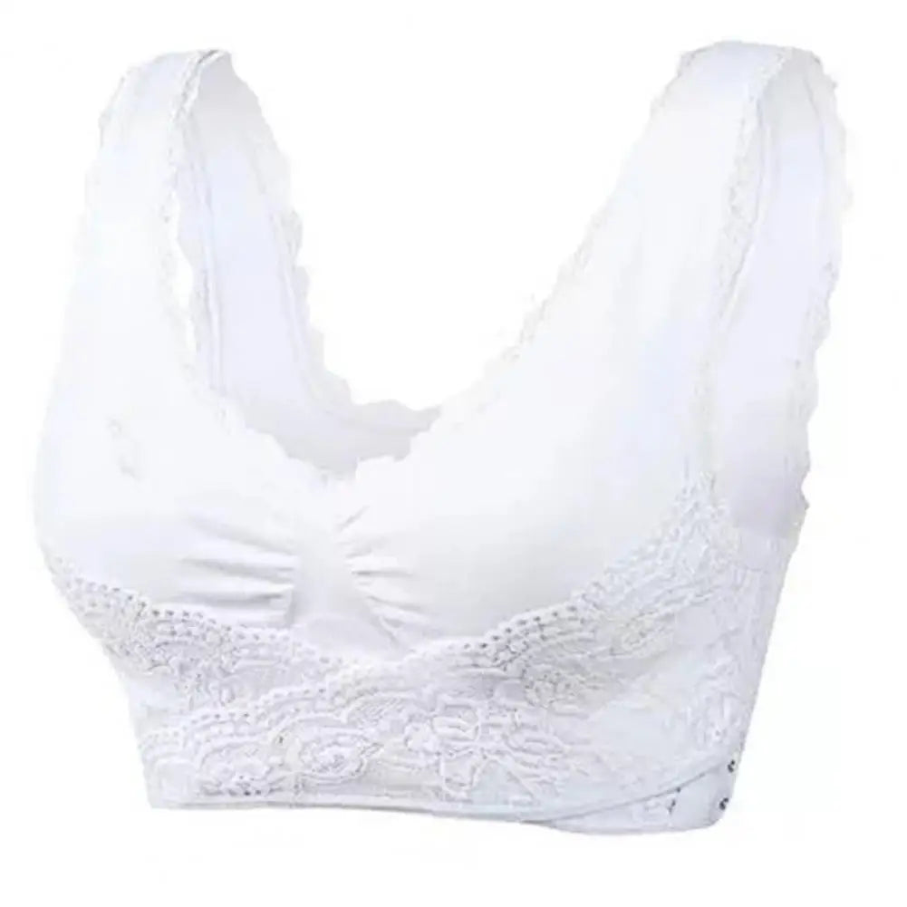 Gillian - Soutien-gorge sans fil pour femmes avec boucles croisées sur le devant