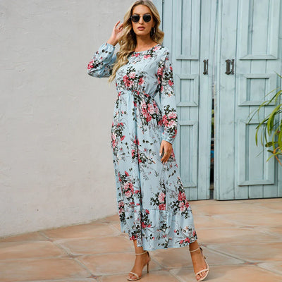 Lillith™ | Robe Bohème Longue à Imprimé Fleuri