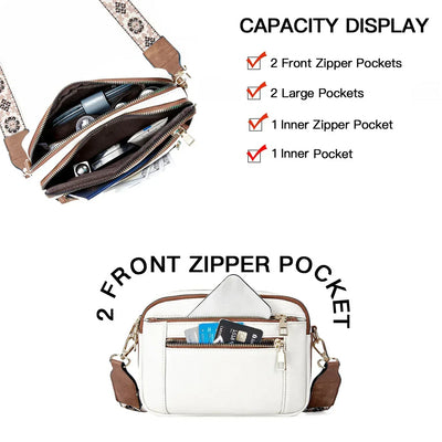 Edith | Sac à bandoulière en cuir raffiné
