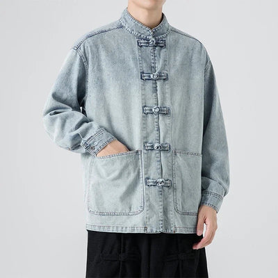 Chemise en jean délavée Neo
