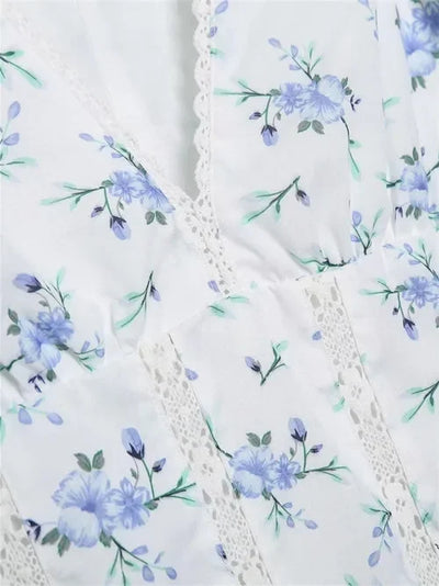 Ravikna | Minirobe à imprimé floral et volants